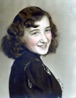 Claire Baker, Windber HS graduation pic, fall 1937