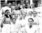 Members of the Ladies' Aid Society of the Rummel Church of the Brethren in 1913